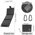 Solar folding bag USB charger camping power mobile phone 40% off 50% off power generation photovoltaic panel 5V10W12W20W