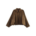 Women's Fall Lapel Collar Jacket 2026 | Trendy Jacket - Off White