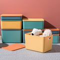storage box household large clothing storage box student dormitory debris sorting box plastic large