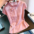 Summer Fashion Elegant Short Sleeve Shirt
