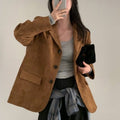 Women's Retro Elegant Blazer 2026 - Caramel