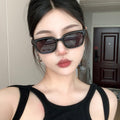 Trendy Style Big Frame Sunglasses Overseas Unisex Style UV-Proof Sunglasses Korean Driving Overseas Sunglasses