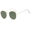 Retro Round 3447 Color Coating Sunglasses Western Fashionable Trendy Metal Sunglasses Ocean Lens Glasses