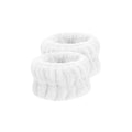 Amazon Twist Sponge Headband Girls Premium Wool Scarf Fabric High Crown Headband Face Wash Makeup Head Headband Set