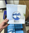 创意沙漏发光流沙画摆件艺术客厅办公室电视柜轻奢装饰品生日礼物