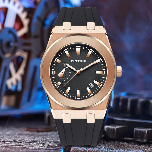 Item Time Mens Watch Outdoor Sports Waterproof Watch Men Silicone Band Simple Men Student Quartz Watch Men
