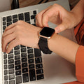 New Amazon Fits Apple Band iWatch Wrist Strap Imit. Cotton Watch Band Large Cord Hair Tie Band
