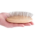 Beech Oval Round No Handle Cushion Comb Portable Mini Smoothing Non-Card Dispatch Cute Cushion Massage Comb