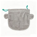 Custom Cartoon Print Hair Accessory Item Small Storage Bag Mini Cloth Bag Makeup Item Storage Bag Drawstring Tie Opening Bag