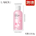 LAIKOU莱蔻樱花沐浴露100ml 滋润护肤保湿嫩肤清新 跨境厂家货源