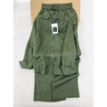 Spring Wide Leg Pants + Shirt 2-Piece Set