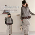 Girls' Vest Shirt Wide-Leg Pants Set - Korean Style