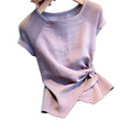 Summer Fashion Slimming Patchwork Twist Top