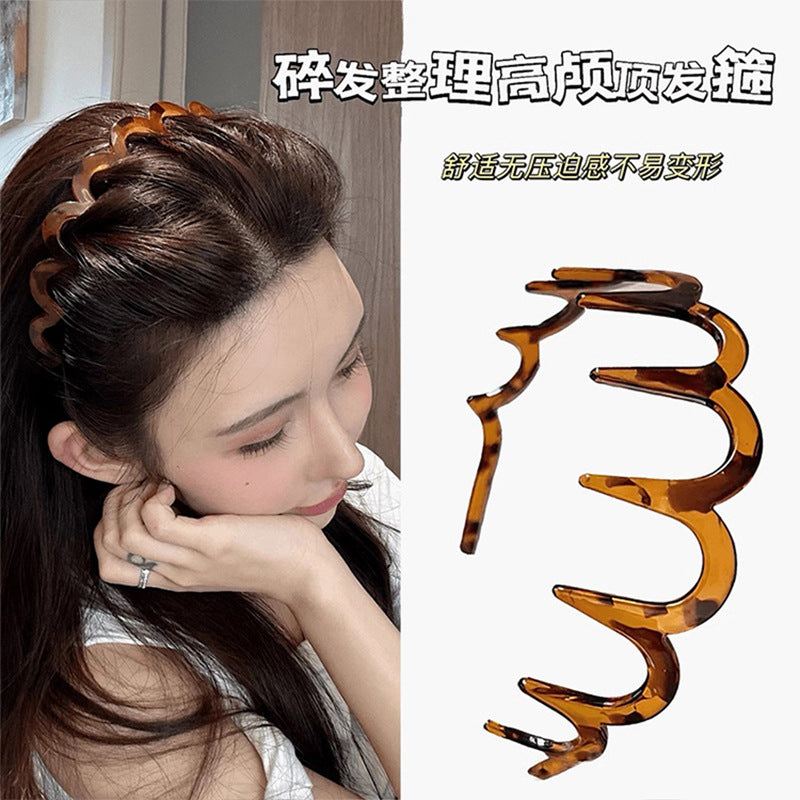 Wavy Tooth Headband for Hair and Face Washing - view 3