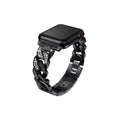 Fits Apple watch Apple Band Denim Chain Tweed Style Rhinestone Metal Apple Band