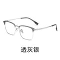 Beesfen New BW7010V Full-Frame Formal Glasses Men Ultra-Light Pure Titanium Prescription Frame Browline Glasses Frame