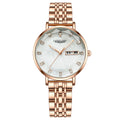 Cypress Reach Eggplant New Waterproof Date Ladies Watch Women Student Steel Band Korean TikTok AliExpress Drop Ship