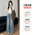 Summer Slimming Relaxed Petite Tencel High Waist Drapey Loose Straight Leg Wide Leg Pants + Pants