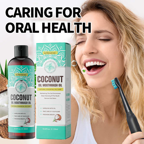KORMESIC浓缩椰子油漱口油mouthwash oil一次性跨境外贸厂家批发
