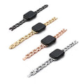 Fits Apple watch Apple Band Denim Chain Tweed Style Rhinestone Metal Apple Band