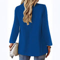 Women's Casual Fashion Lapel Collar Fitted Blazer 2026 - Black