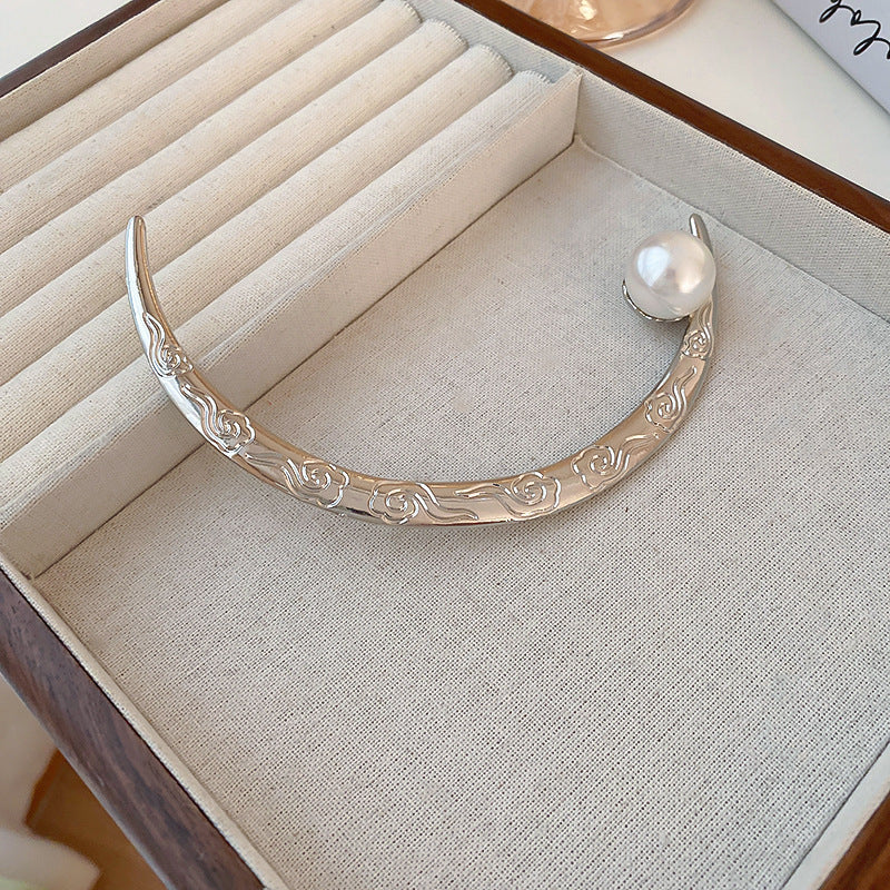 Pearl and Flower Tassel Hair Stick - view 10