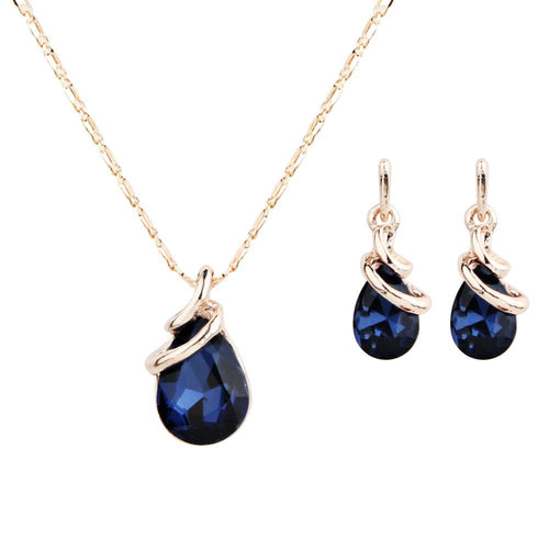 Amazon Bestseller Western Trendy Accessory Elegant Design Detail Choker Earrings Light Luxury Premium Necklace Set
