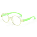 Fashionable Kids Anti-Blue Coated Glasses Silicone Frame Baby Goggles Unisex Plano Bulk Discount