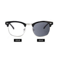 3016 Classic Sunglasses Retro Stud Half-Rim Sunglasses Trendy Fashionable Color Coating Reflective Glasses Aviator Sunglasses