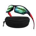 Overseas Style Men Polarized Sunglasses Trendy Iridescent Lens Outdoor Night Vision Driving Riding Sport