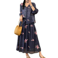 Women's Ethnic Gentle Embroidered Skirt Set 2026 | Summer Mini Skirt - Off White