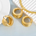 Western Middle East Africa New Import Wedding Gold Plated Set Classic Fashionable Women Earrings AliExpress Export