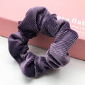 Custom Large Cord Hair Tie Overseas Round Knit Women Fall Snake Solid Retro Corduroy Large Cord Hair Tie