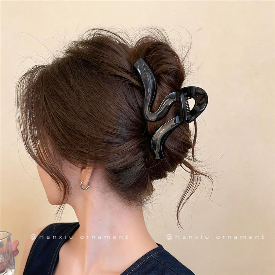 Geometric Acrylic Hair Claw Clip Set - view 3