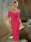 Women's Off-Shoulder Bodycon Classic Premium Evening Gown