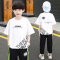 Boys' Cartoon Print Short Sleeve Set
