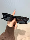 Small Square Sun-Proof Western Trendy UV-Proof Personality Fashionable Sunshade Premium Men Sunglasses Women