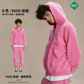 ARTIE Unisex Fall/Winter Retro Batik Distressed Washed Hoodie & Pants Set