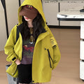 Girls' Outdoor Windproof Waterproof Hiking Jacket