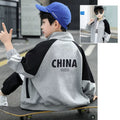 Boys' Zip-Up Cardigan Hoodie Jacket