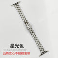 Fits Apple iwatch6789SE Brand New Collection Starlight Series Stainless Metal Band Watch Band