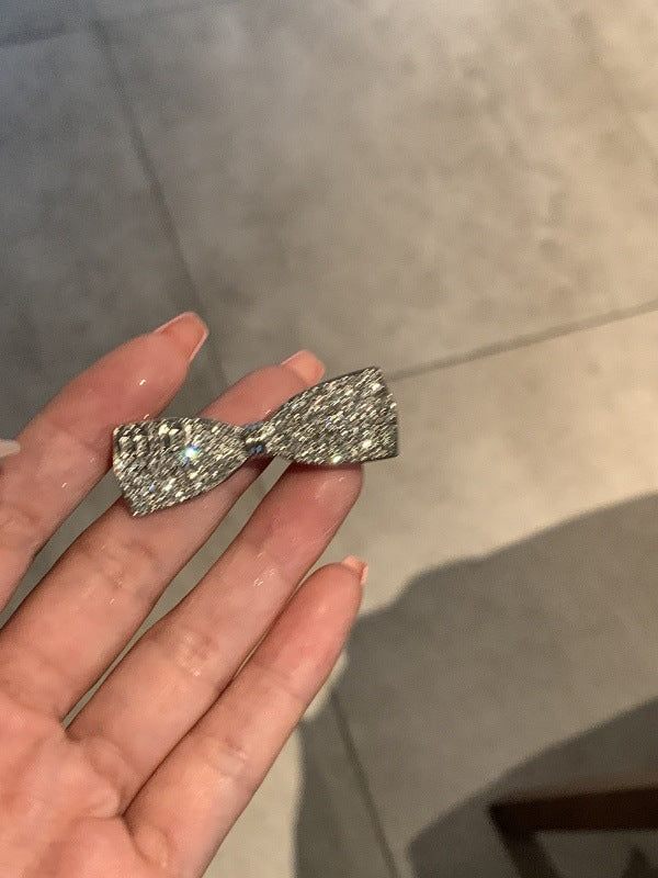 Korean Polka Dot Bow Hair Clip - view 10