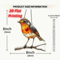 Hot selling beautiful bird acrylic living room courtyard pendant holiday scene decoration pendant gift