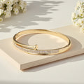 Card Home Classic Stud Bangle Light Luxury Western Fashionable Elegant Hand Jewelry Factory Direct Bestseller Open End Bracelet Jewelry