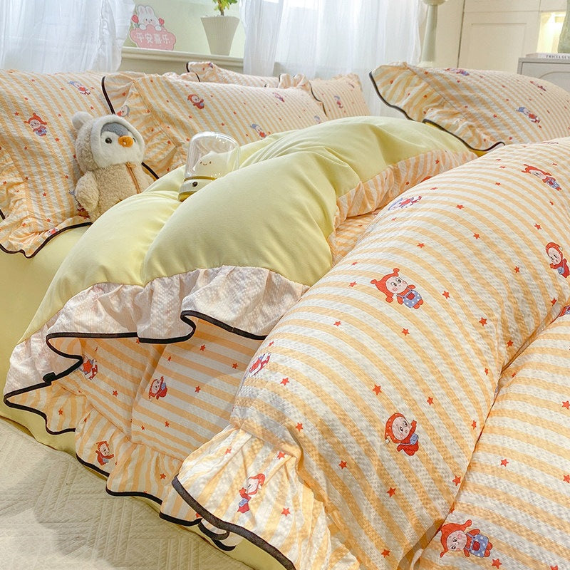 Horse Luck Double-Gauze Cotton 4-Piece Bedding Set - view 5