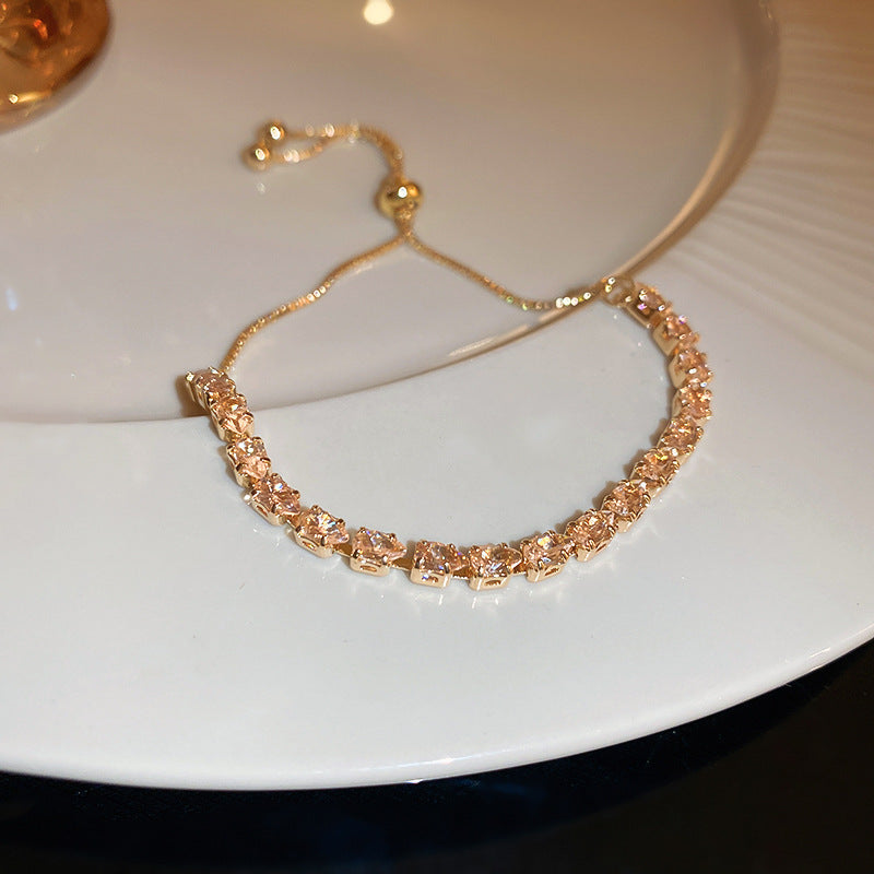 Handmade Strawberry Quartz Beaded Bracelet - view 11