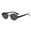 2025 New Import Triangle Sunglasses Western ins Influencer Geometric Polygon Glasses Personality Hip-Hop Sunglasses
