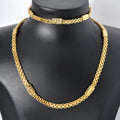 Export Fashionable Necklace Chain Western Fashionable Versatile Cuban Chain Necklace Chain Bracelet Series Overseas Stock Wholesale