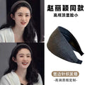 易梦玲同款头箍韩系灰色针织宽边发箍女网红新款休闲百搭发卡头饰