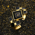 Cross-Border Bestseller Bangle Watch Supply Quilted Shape Premium Women Droplet Oil Bracelet Watch 2025 New